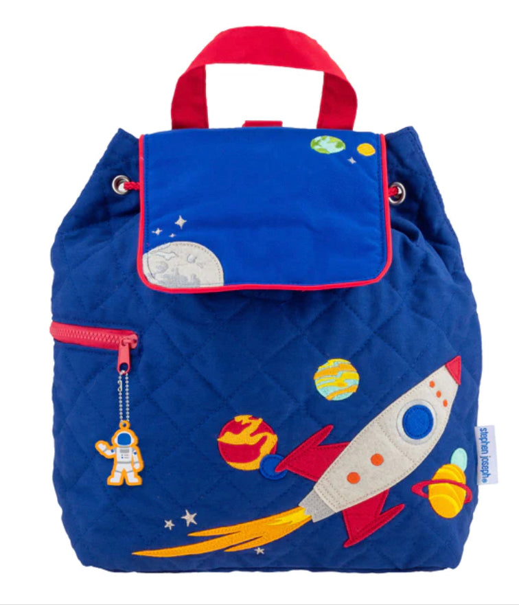Stephen Joseph Quilted Backpack in Space-Stephen Joseph-The Bugs Ear