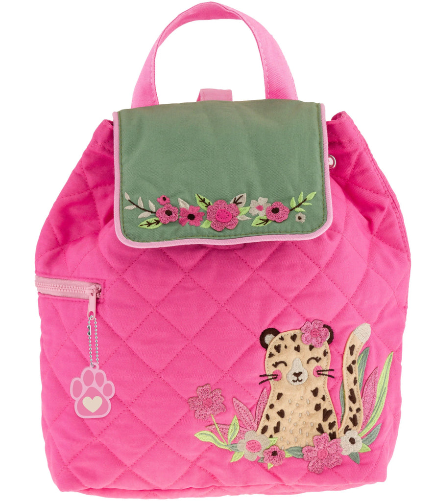 Stephen Joseph Quilted Backpack in Leopard-Stephen Joseph-The Bugs Ear