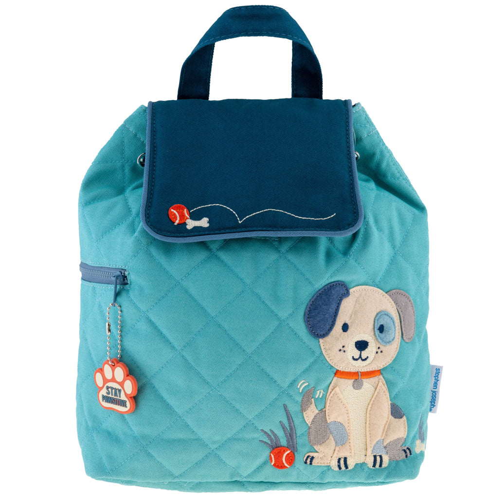 Stephen Joseph Quilted Backpack in Puppy-Stephen Joseph-The Bugs Ear