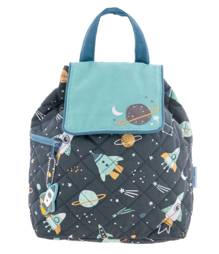 Stephen Joseph Quilted Backpack in Baby Rocket-Stephen Joseph-The Bugs Ear