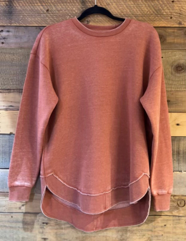 Vintage 2025 orange sweatshirt