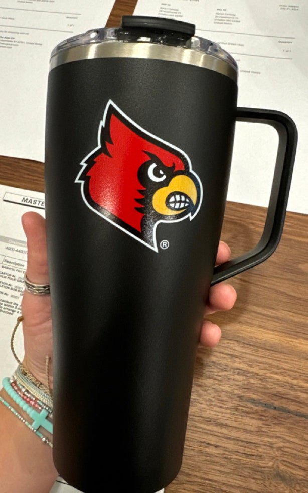 Louisville Cardinals Tumbler-The Bugs Ear-The Bugs Ear