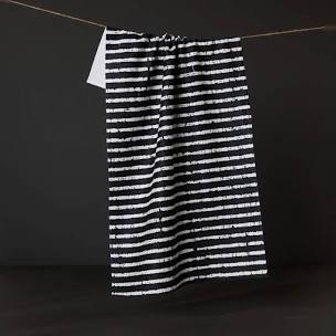 Geometry Eerie Stripe Tea Towel-Geometry Towel-The Bugs Ear