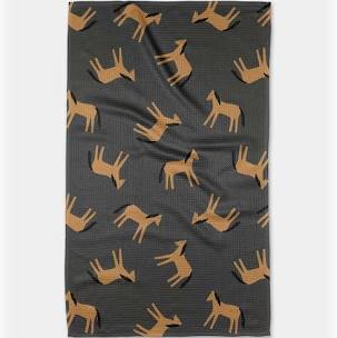 Geometry Horses Tea Towel-Geometry Towel-The Bugs Ear