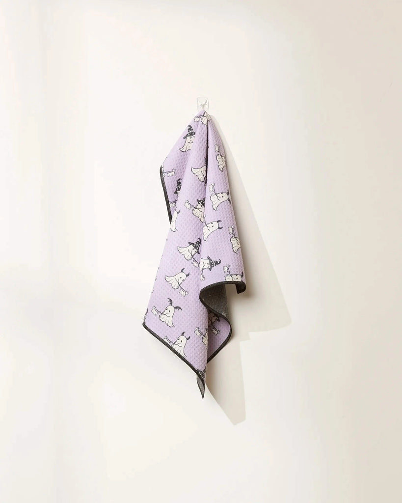 Geometry Spooky Ghost Walk Paw Towel-Geometry Towel-The Bugs Ear