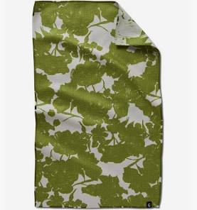 Geometry Sweet Green Double Sided Tea Towel-Geometry Towel-The Bugs Ear