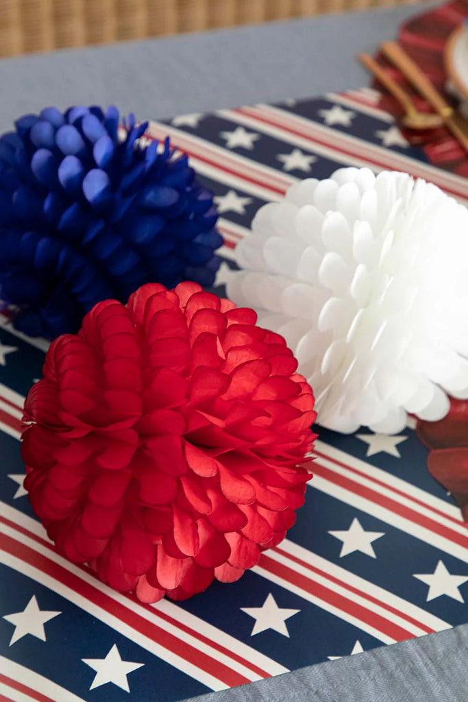 Patriotic Ruffles Balls - Set of 3-Hester and Cook-The Bugs Ear