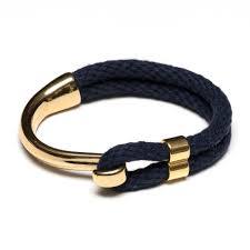 Hampstead Navy and Gold Bracelet-Allison Cole Jewelry-The Bugs Ear