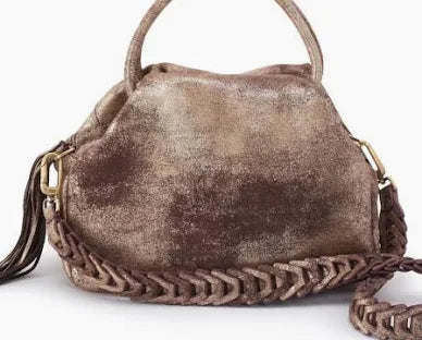 Hobo Darling Small Satchel in Cocoa Platinum-Hobo-The Bugs Ear