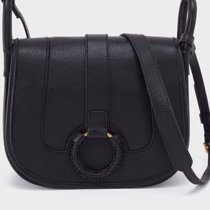 black leather backpack gold cross keeva Hobo Kiva Large Crossbody in Black