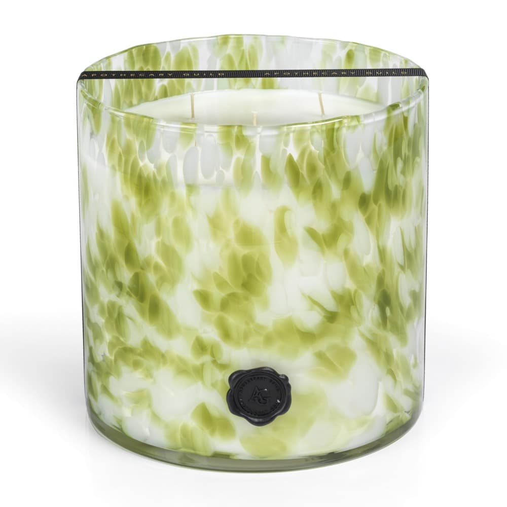 Zodax Apothecary Guild Opal Glass 5-Wick Candle Jar Sicilian Lemon Bergamot-Zodax-The Bugs Ear