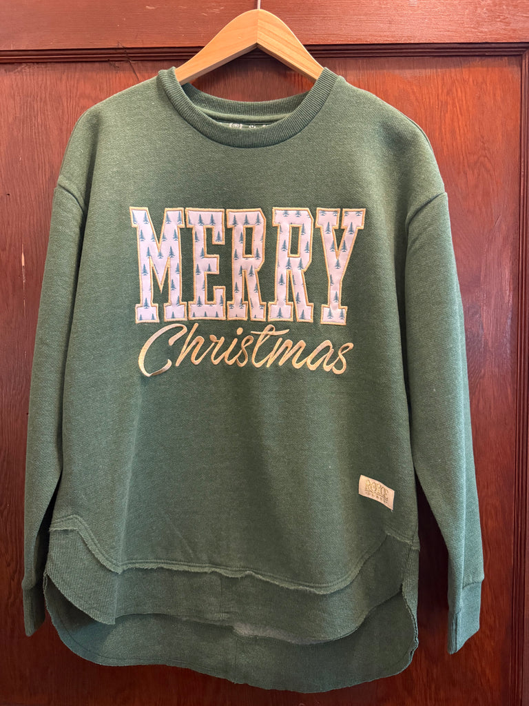 Merry Christmas Spruce Pattern in Green-Royce-The Bugs Ear