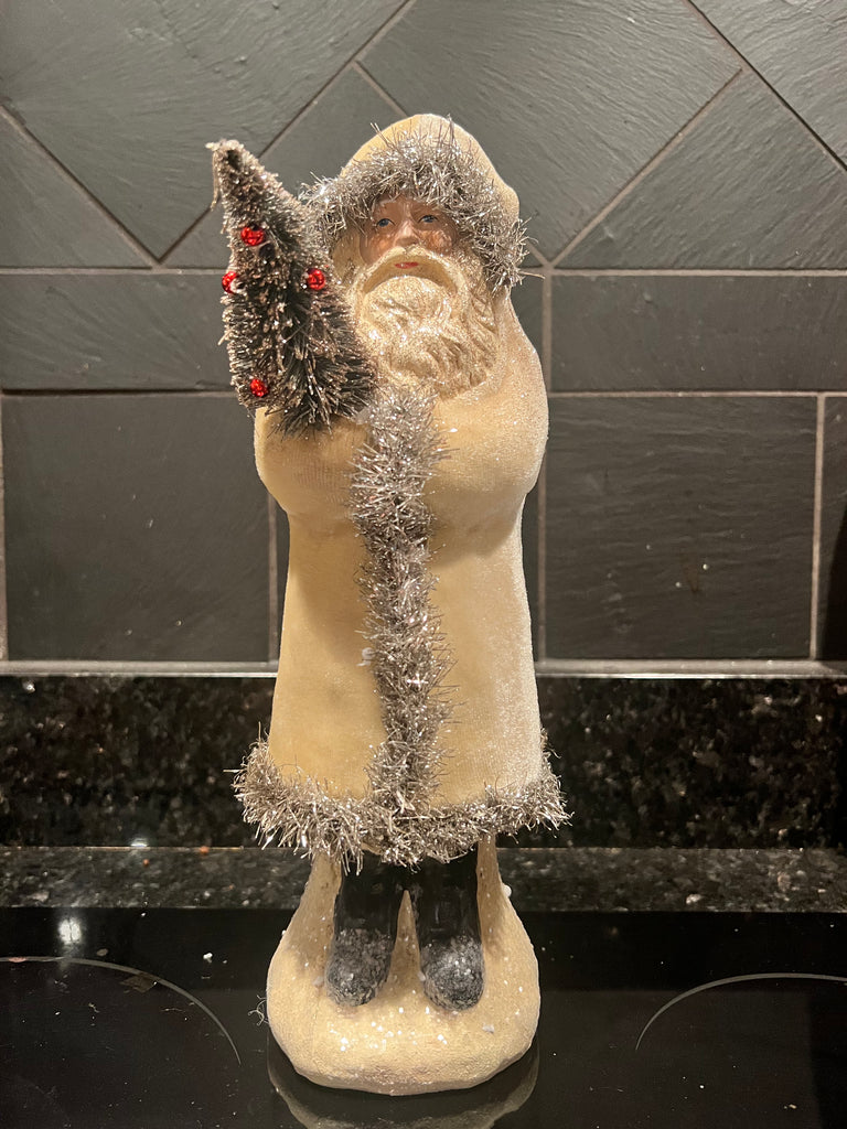 Velvet Belsnickle Figure Santa-One Hundred 80-The Bugs Ear