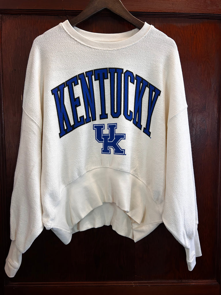 Kentucky UK Oversized Grey Sweatshirt-Royce-The Bugs Ear
