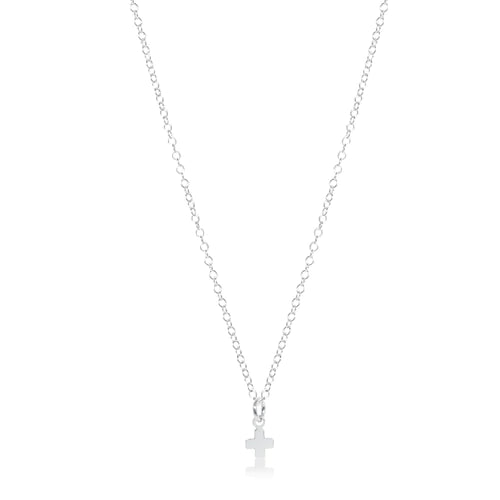 Enewton 16" Necklace Sterling Signature Cross Small Sterling Charm-Enewton-The Bugs Ear