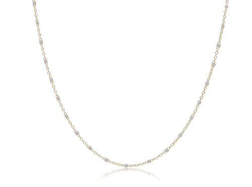 Enewton Choker Simplicity Chain Gold 2mm Pearl-Enewton-The Bugs Ear