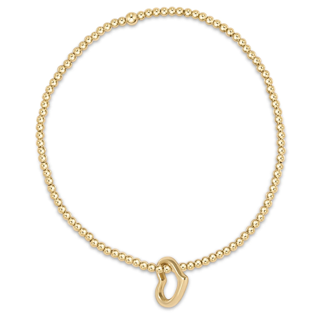 Enewton Classic Gold 2.5mm Bracelet Love Gold Charm By Enewton-Enewton-The Bugs Ear