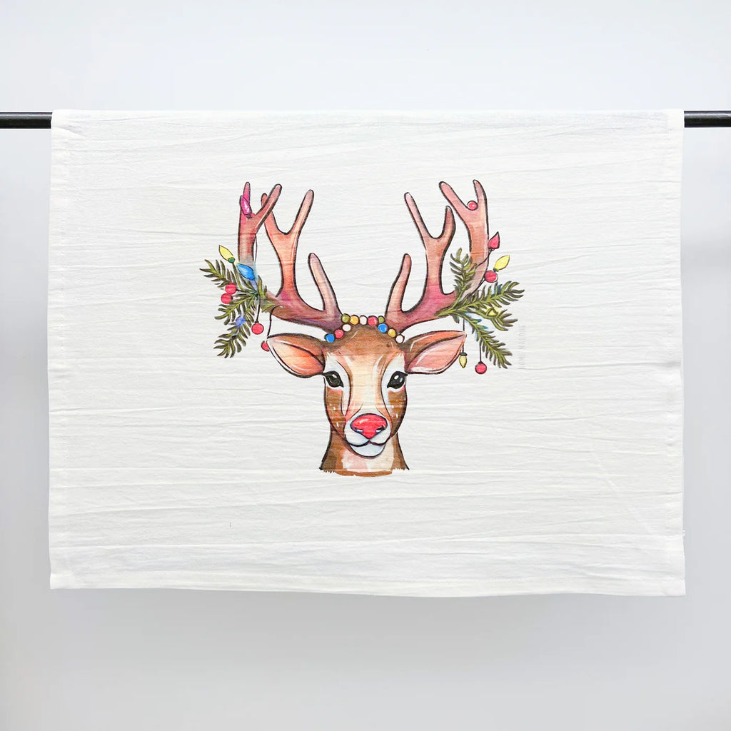 Holiday Deer Towel-Home Malone-The Bugs Ear