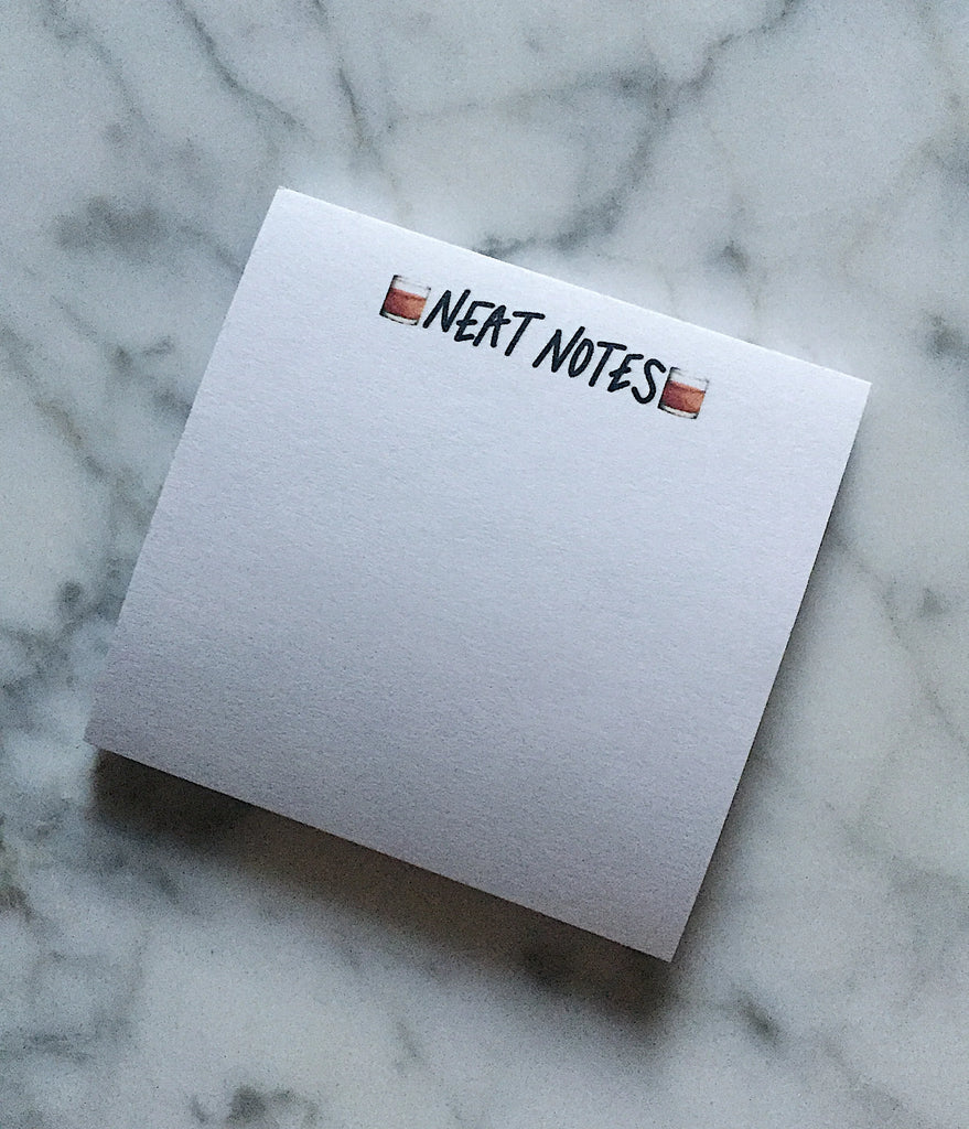 Bourbon Sticky Notes-Navy Leaf-The Bugs Ear