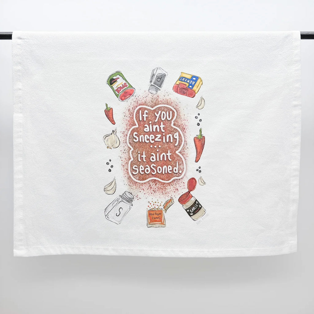 It Ain't Seasoned Tea Towel-Home Malone-The Bugs Ear