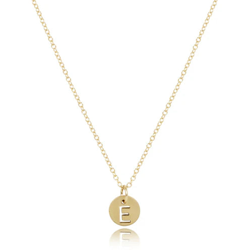 Enewton 16" Necklace Gold - Respect Gold Disc ASSORTED LETTERS-Enewton-The Bugs Ear