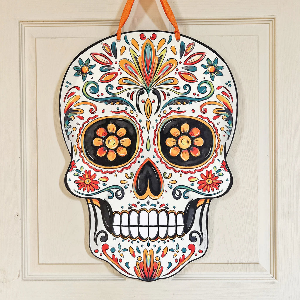 Sugar Skull Door Hanger-Home Malone-The Bugs Ear