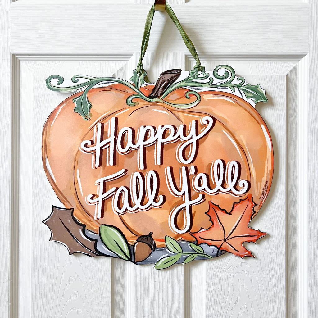 Fall Y'all Door Hanger-Home Malone-The Bugs Ear