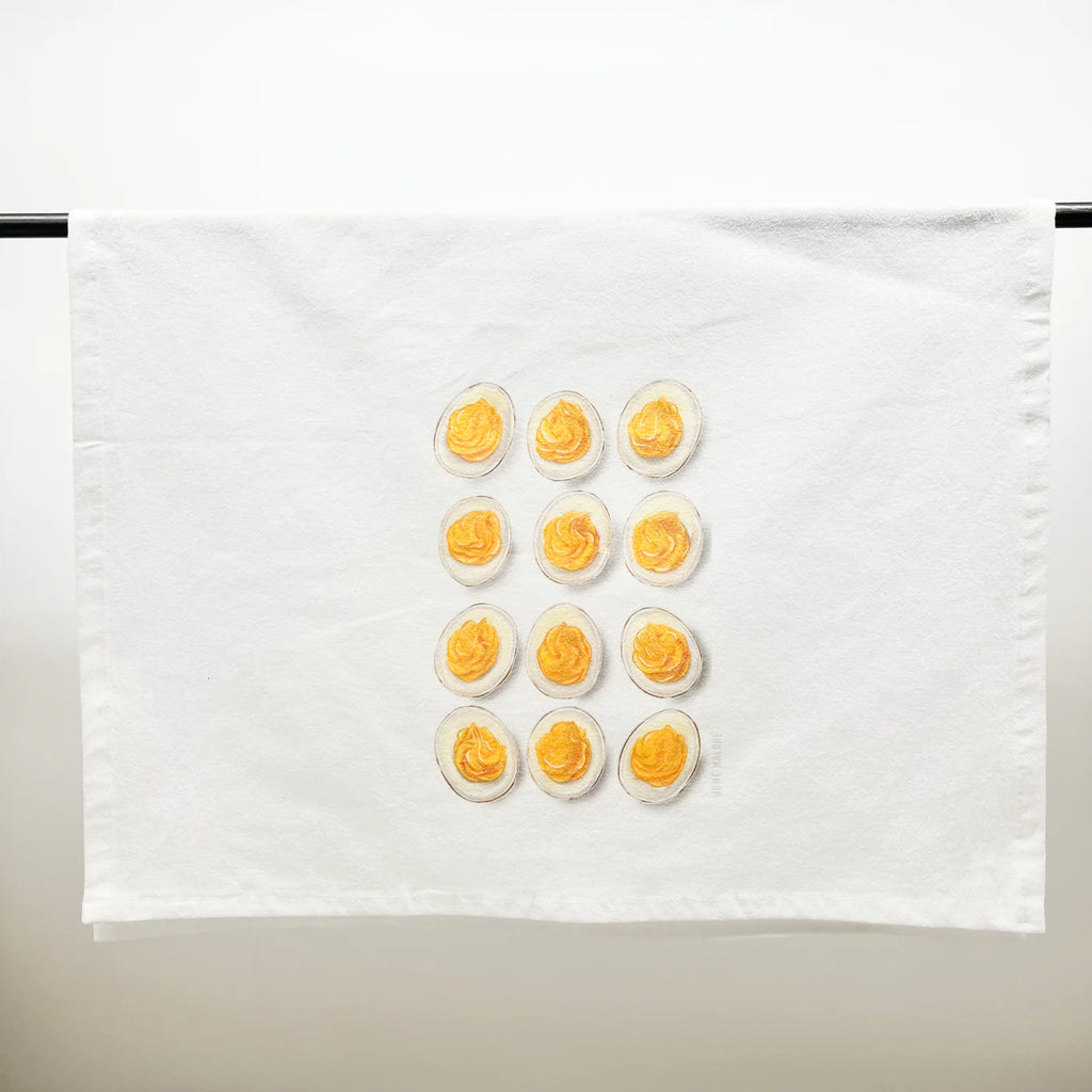 Deviled Eggs Tea Towel-Home Malone-The Bugs Ear