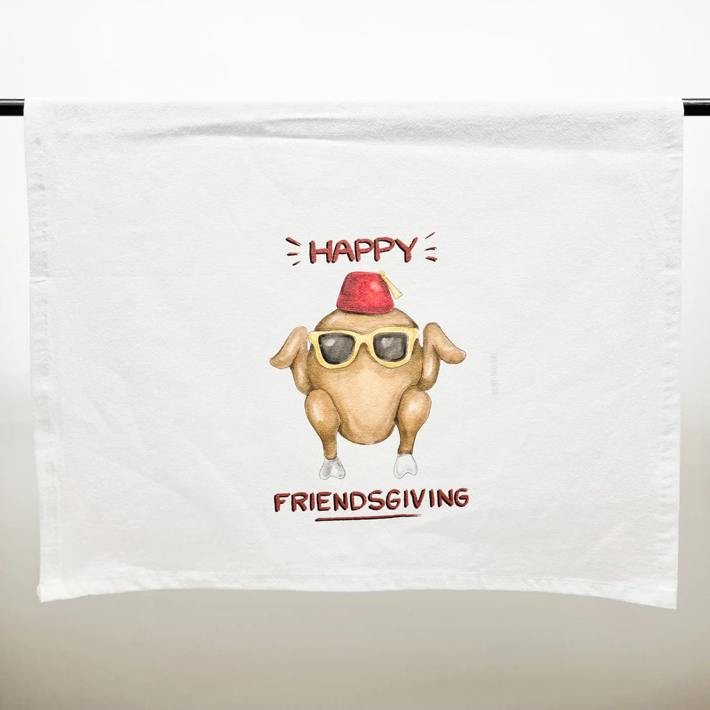 Happy Friendsgiving Tea Towel-Home Malone-The Bugs Ear