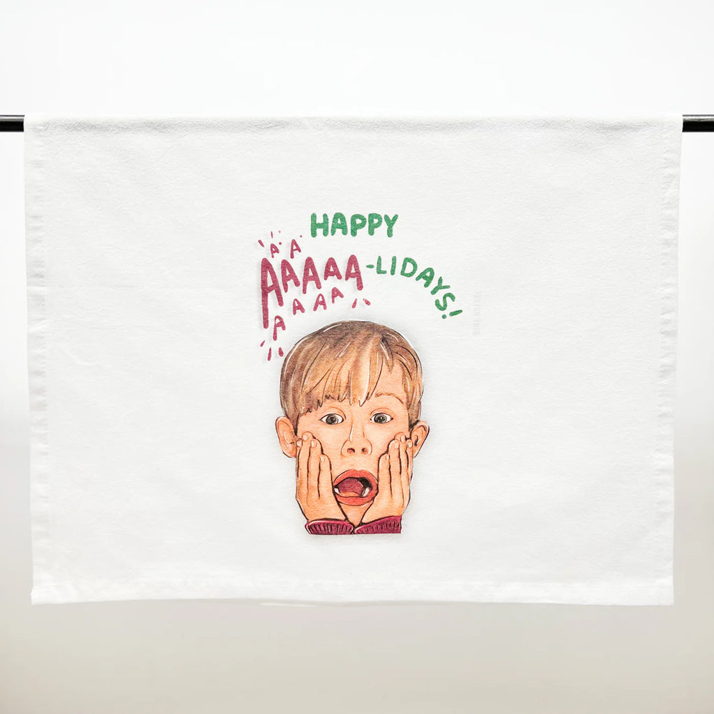 Happy AAA-lidays Tea Towel-Home Malone-The Bugs Ear