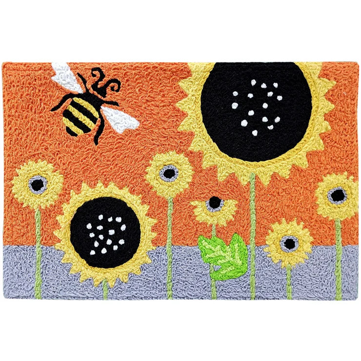 Jellybean Bumble Bee & Sunflower Rug-Jellybean-The Bugs Ear