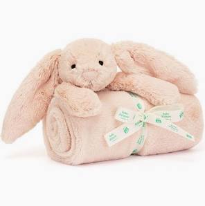 Jellycat Bashful Blush Bunny Blankie-Jellycat-The Bugs Ear