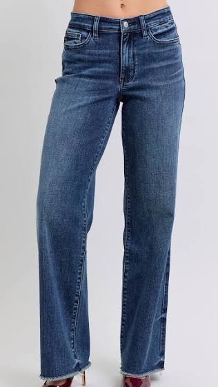 Judy Blue Mid Rise Wide Leg Jean with Tint-Judy Blue-The Bugs Ear