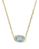 Elisa Luxe Gold Short Pendant Necklaces-Kendra Scott-The Bugs Ear