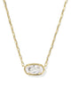 Elisa Luxe Gold Short Pendant Necklaces-Kendra Scott-The Bugs Ear