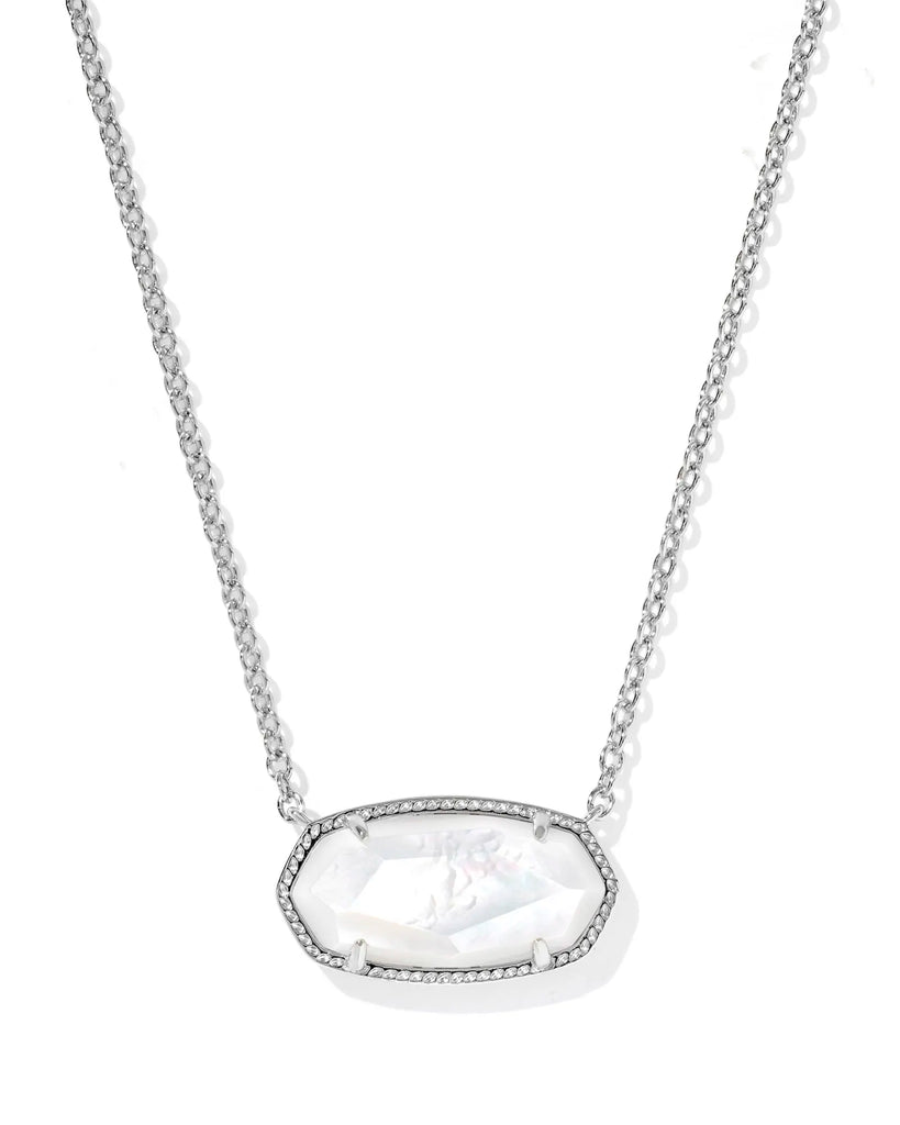 Kendra Scott Elisa Statement Pendant Necklace Ivory Mother of Pearl Gold or Silver-Kendra Scott-The Bugs Ear