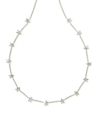 Kendra Scott Sierra Star Strand Necklace in Silver-Kendra Scott-The Bugs Ear