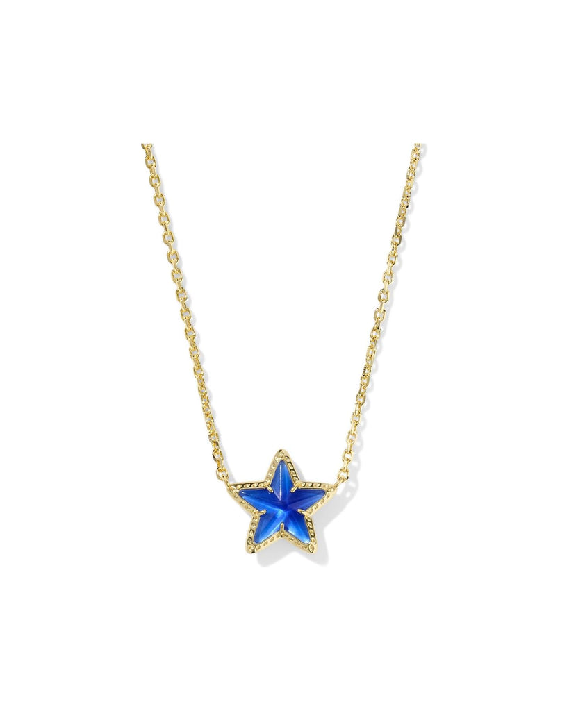 Kendra Scott Cassidy Short Pendant Necklace in Cobalt Illusion-Kendra Scott-The Bugs Ear