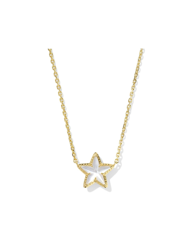 Kendra Scott Cassidy Short Pendant Necklace in Ivory Mother Of Pearl-Kendra Scott-The Bugs Ear