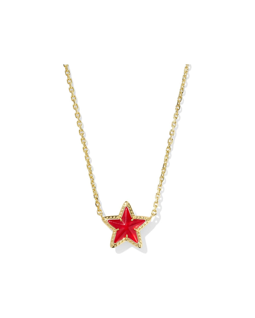 Kendra Scott Cassidy Short Pendant Necklace in Red Illusion-Kendra Scott-The Bugs Ear