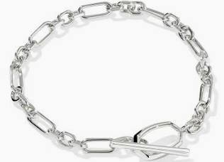 Kendra Scott Sylvia Silver Metal Link and Chain Bracelet-Kendra Scott-The Bugs Ear