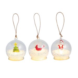 Light Up Ball Ornaments Mud Pie-Mud pie-The Bugs Ear