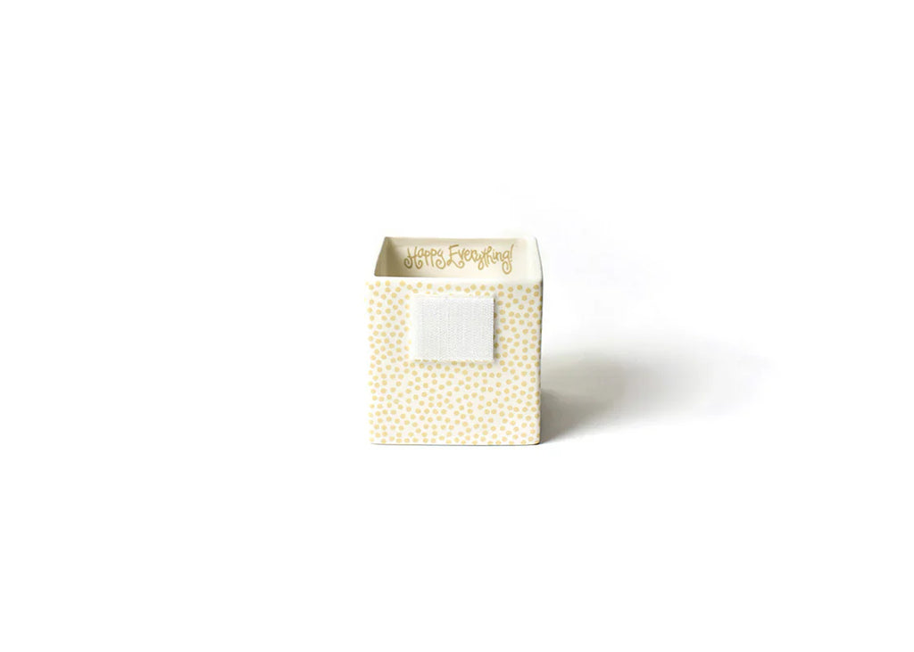 Happy Everything Neutral Dot Mini Nesting Cube Small-Coton Colors-The Bugs Ear