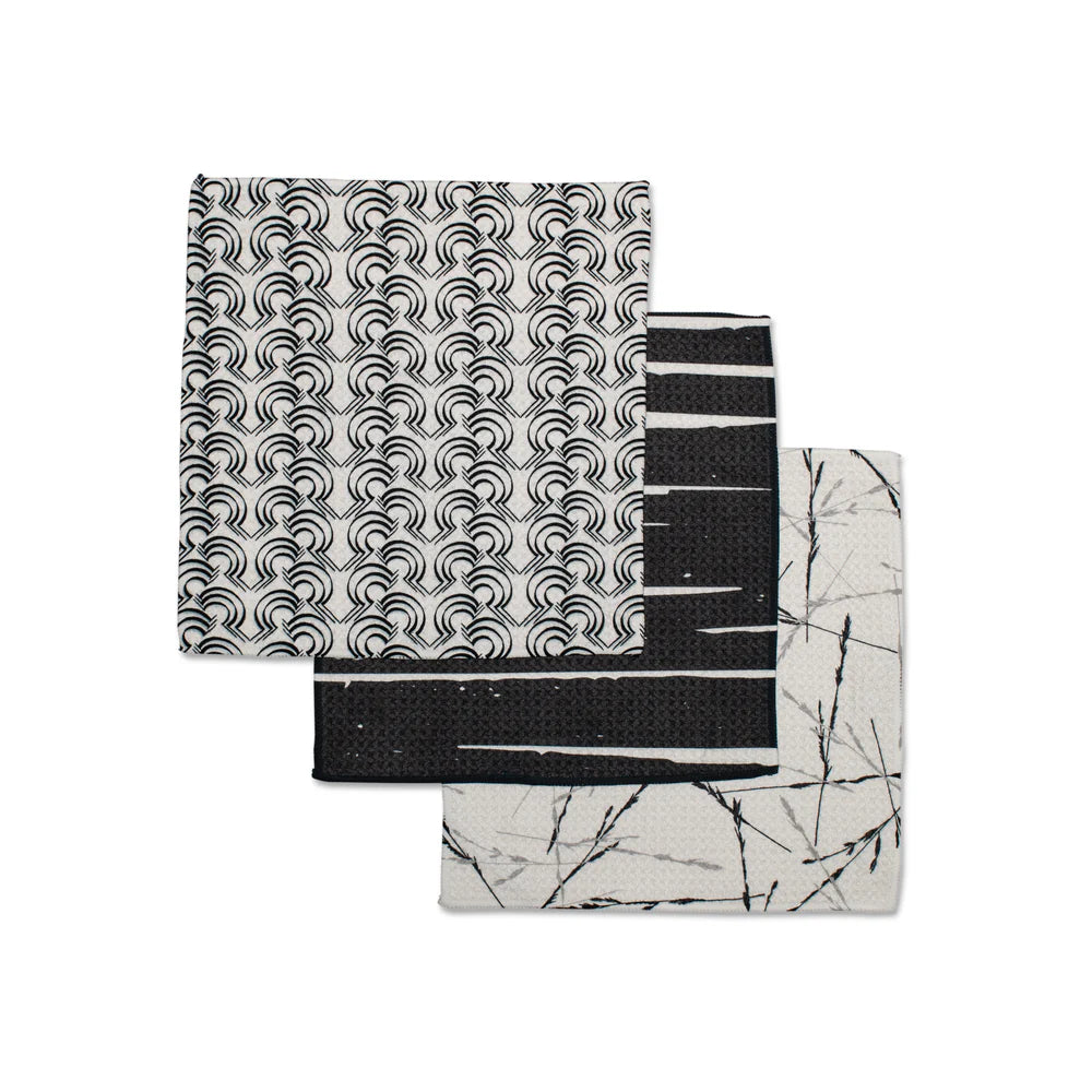 Geometry Dishcloth Set Night Reeds-Geometry Towel-The Bugs Ear