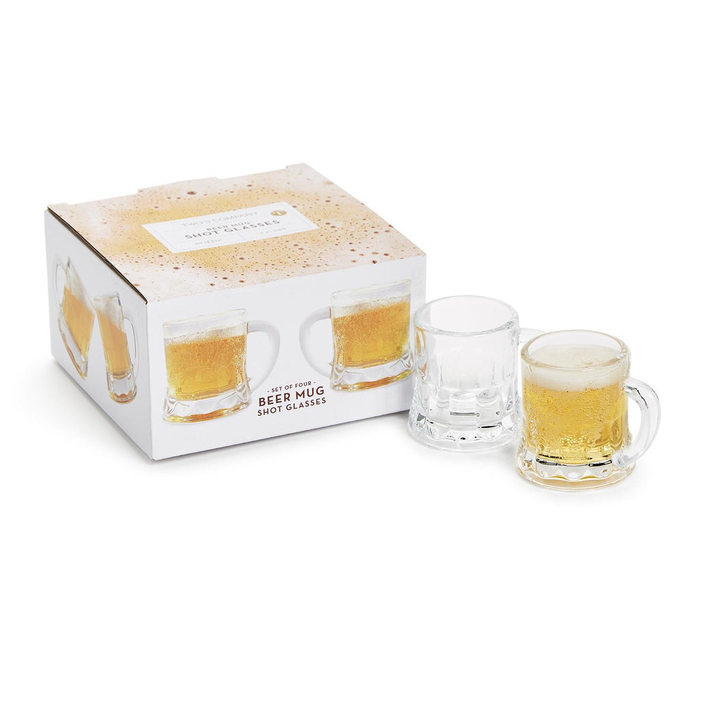 Mug Shots Set of 4 Shot Glasses-Two's Company-The Bugs Ear