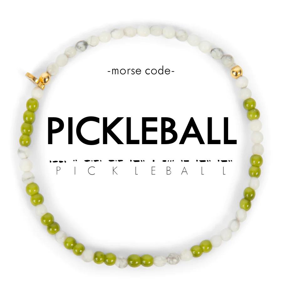 3mm Morse Code Bracelet for PICKLEBALL-Ethicgoods-The Bugs Ear