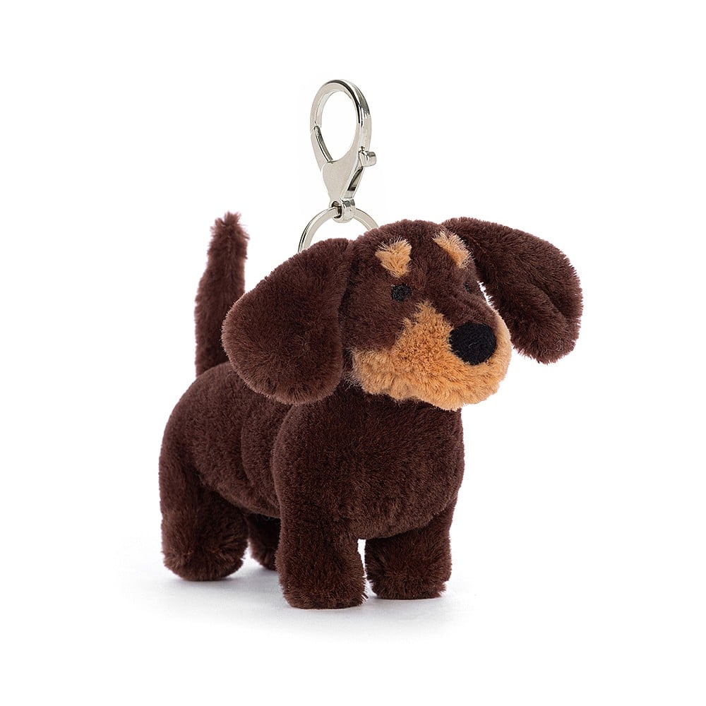 Jellycat Otto Sausage Dog Bag Charm-Jellycat-The Bugs Ear