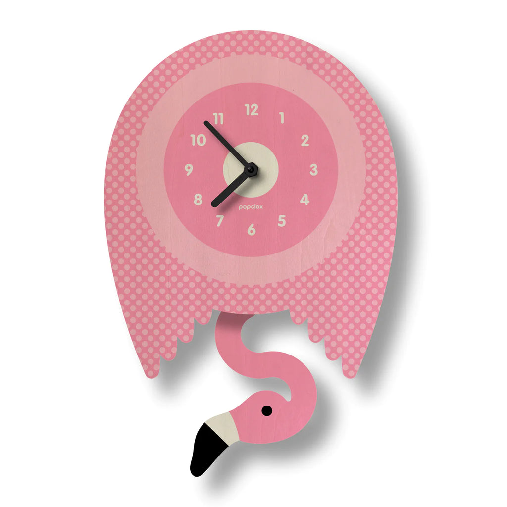 Flamingo Pendulum Clock-Popclox-The Bugs Ear