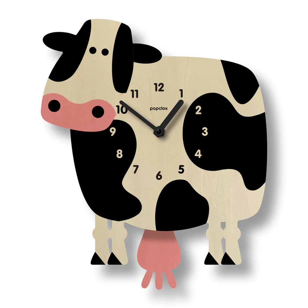 Cow Pendulum Clock-Popclox-The Bugs Ear