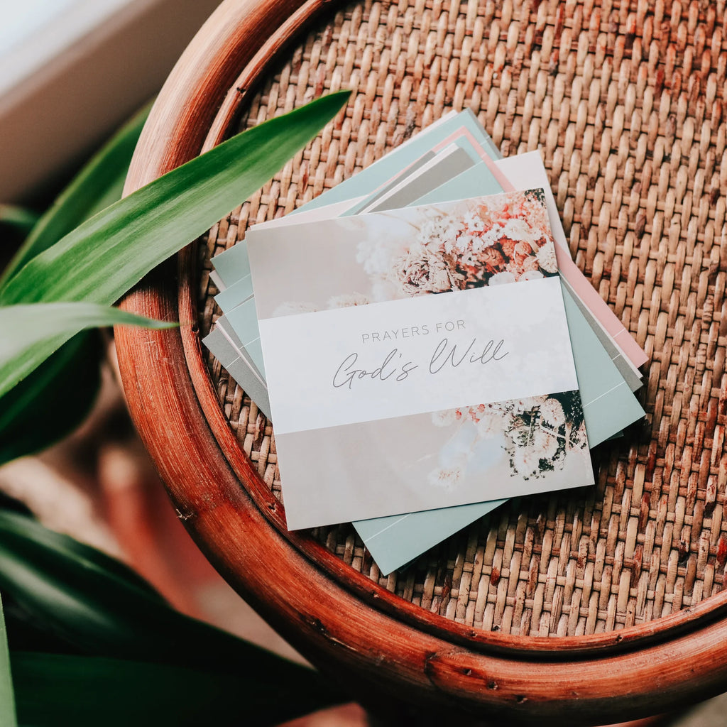 Prayers for God's Will Verse Card Set-The Daily Grace Co.-The Bugs Ear